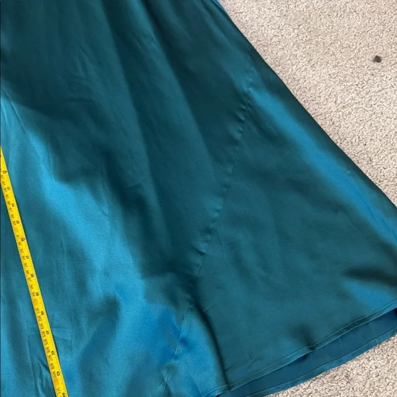 Reformation 💯 silk Teal Midi Dress - Picture 12 of 13